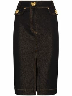Moschino denim midi skirt