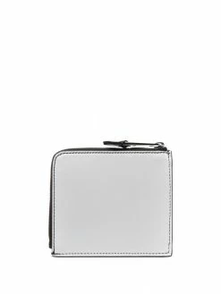 Moschino logo-patch two-tone wallet