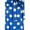 Moschino polka dot sleeveless blouse