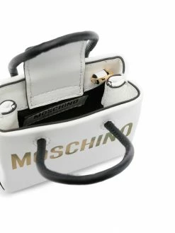 Moschino mini logo-print tote bag