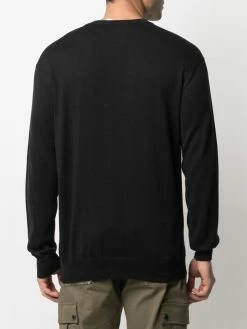 Moschino bear-motif crew-neck jumper