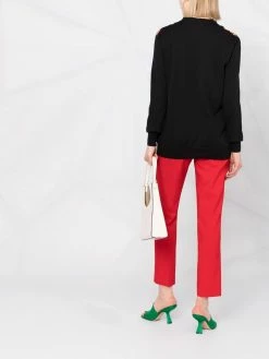 Moschino graphic print knitted cardigan