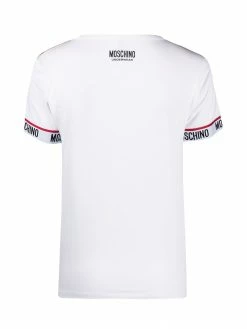 Moschino logo tape slim-fit T-shirt