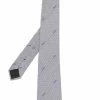 Moschino logo-embroidered striped tie