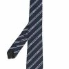Moschino striped logo-print tie