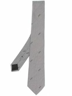 Moschino striped silk tie