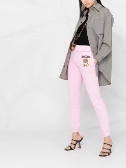 Moschino Teddy Bear motif track pants