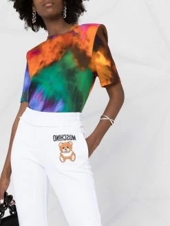 Moschino teddy-embroidered track pants