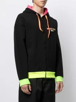 Top 10 ๐ Moschino Logo embroidered hoodie ๐ 9 Moschino logo-embroidered hoodie