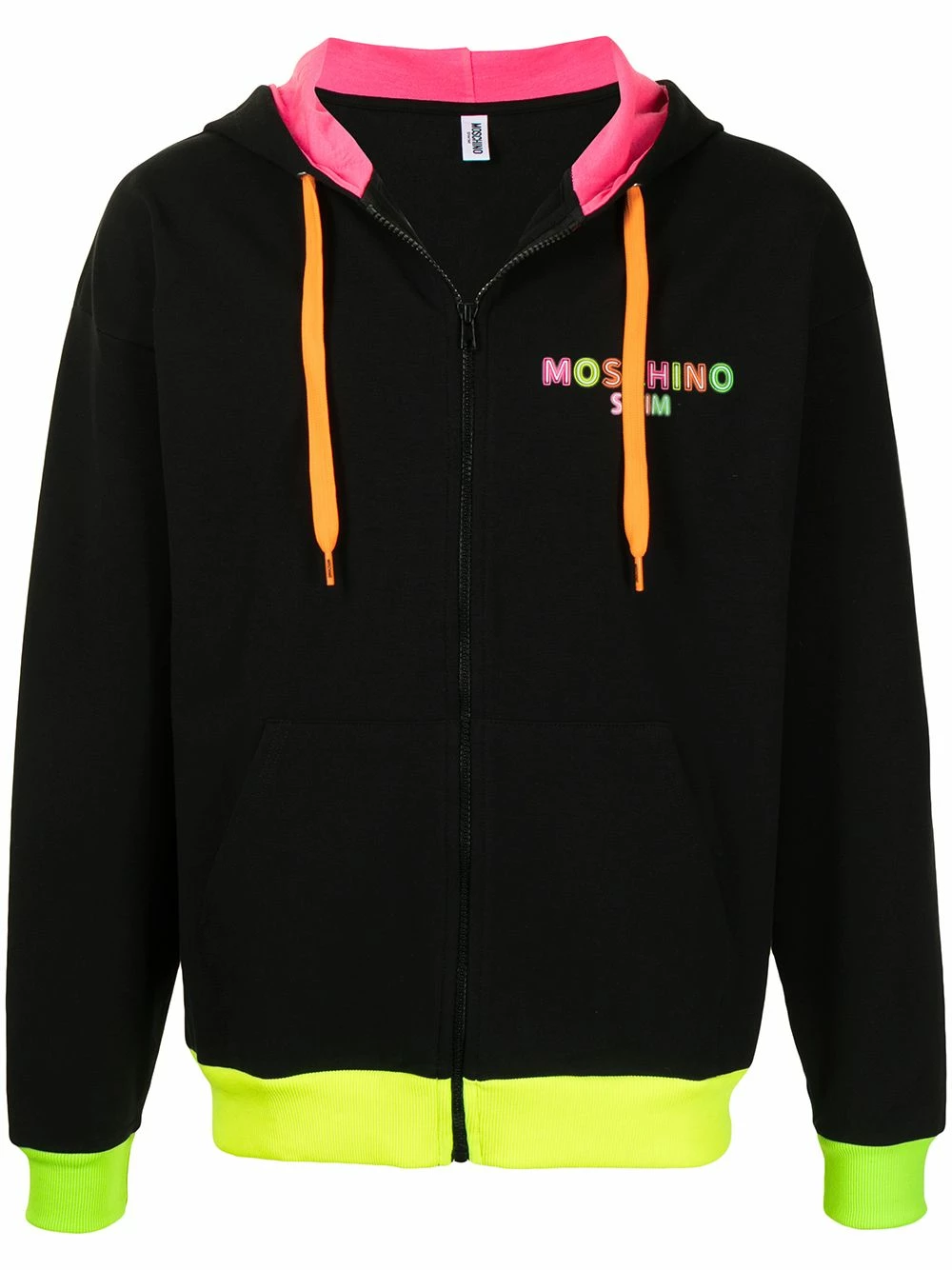 Top 10 ๐ Moschino Logo embroidered hoodie ๐ 3 Moschino logo-embroidered hoodie
