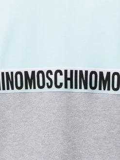 Moschino colour-block logo-band sweatshirt