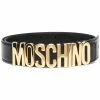 Moschino logo-plaque adjustable-fit belt