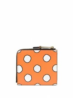 Moschino logo-plaque graphic-print wallet