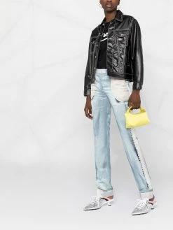 Moschino trompe l'oeil-print straight-leg trousers