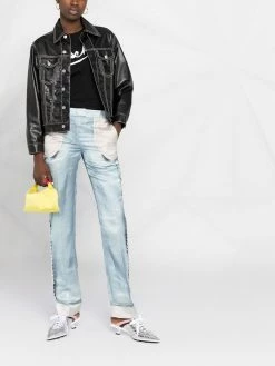 Moschino trompe l'oeil-print straight-leg trousers