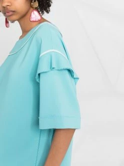 Moschino ruffled detailing T-shirt dress