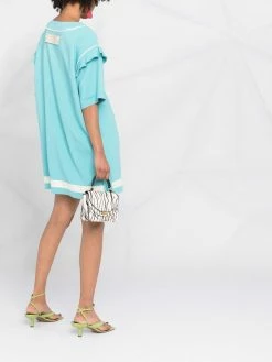 Moschino ruffled detailing T-shirt dress