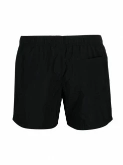 Moschino logo-plaque drawstring shorts