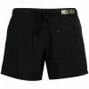 Moschino logo-plaque drawstring shorts