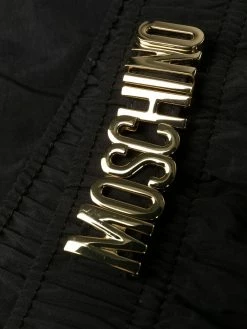 Best Sale ๐งจ Moschino Logo plaque drawstring shorts ๐คฉ 7 Moschino logo-plaque drawstring shorts
