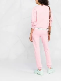 Moschino logo-print long-sleeve jumper