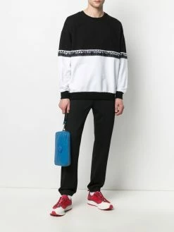 Moschino logo-tape sweatshirt