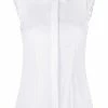 Moschino inside-out effect sleeveless shirt