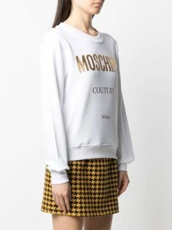 Moschino Couture embroidered-logo sweatshirt