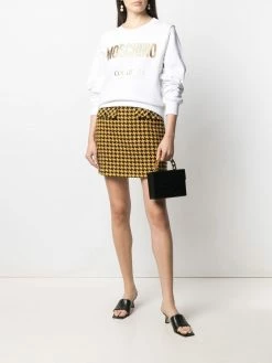 Moschino Couture embroidered-logo sweatshirt