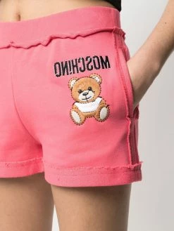 Moschino embroidered design shorts