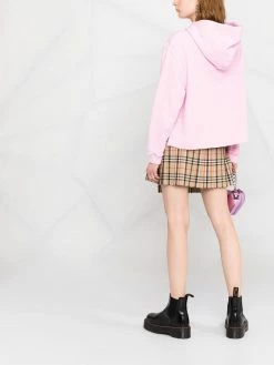 Moschino Teddy motif cropped hoodie