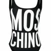 Moschino oversize logo-print one-piece swimsuit