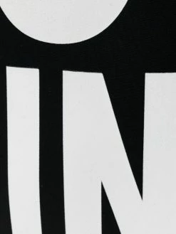 Moschino oversize logo-print one-piece swimsuit