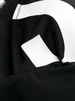 Moschino logo-print bikini top