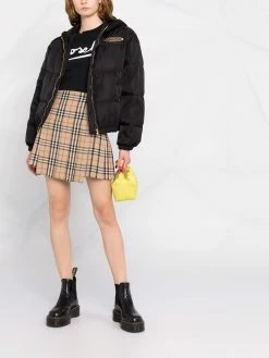 Moschino lettering logo puffer jacket