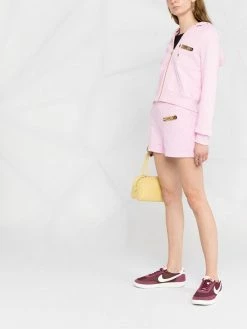 New ๐ Moschino Logo plaque zip up hoodie ๐ 11 Moschino logo-plaque zip-up hoodie