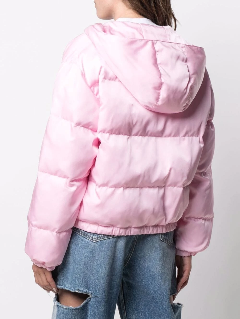 Best Sale ๐ Moschino Logo plaque hooded jacket โจ 6 Moschino logo-plaque hooded jacket