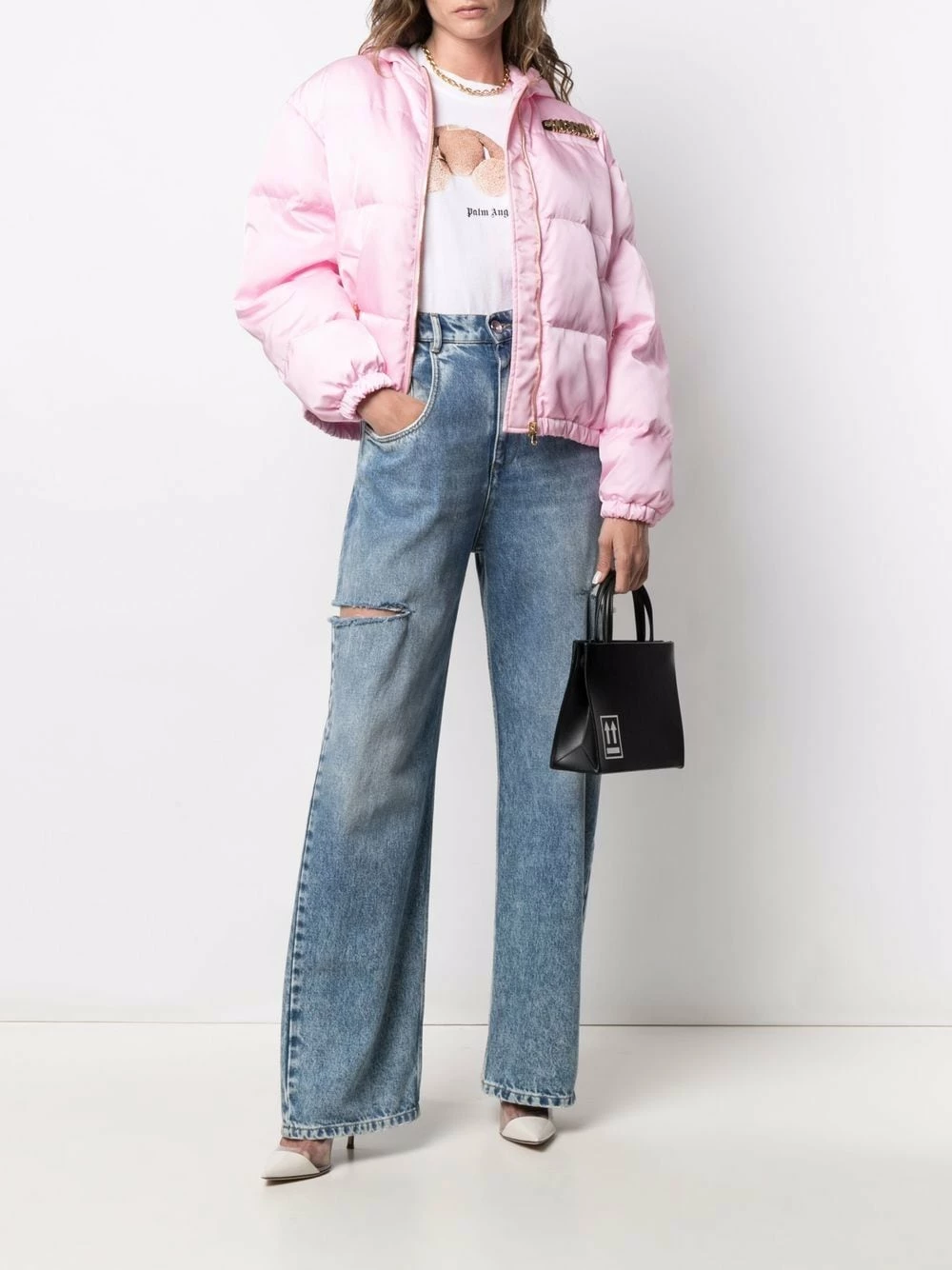 Best Sale ๐ Moschino Logo plaque hooded jacket โจ 4 Moschino logo-plaque hooded jacket