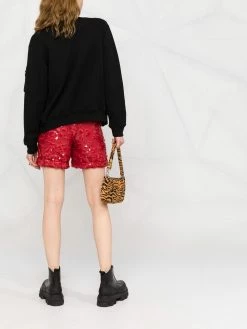 Moschino logo-plaque zip-up fleece jacket