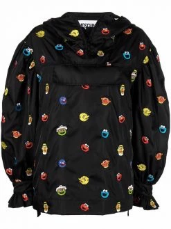 Moschino Sesame Street© embroidered hooded jacket