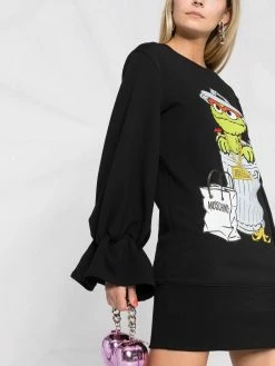 Best Pirce 🎉 Moschino Sesame Street© fleece 👗 dress 🔔 10 Moschino Sesame Street© fleece dress
