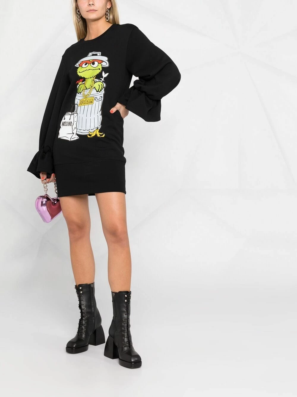 Best Pirce 🎉 Moschino Sesame Street© fleece 👗 dress 🔔 4 Moschino Sesame Street© fleece dress