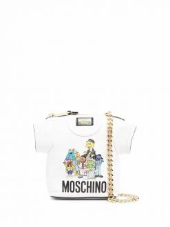 Moschino graphic-print crossbody bag