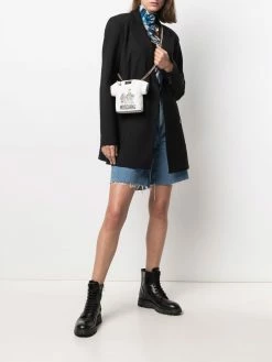 Moschino graphic-print crossbody bag