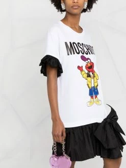 Moschino Sesame Street© ruffled bow dress