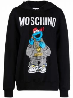 Moschino Sesame Street© logo hoodie