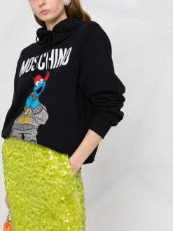 Moschino Sesame Street© logo hoodie