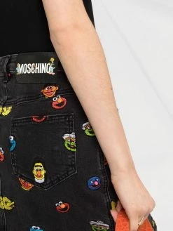 Moschino Sesame Street© embroidered mini skirt