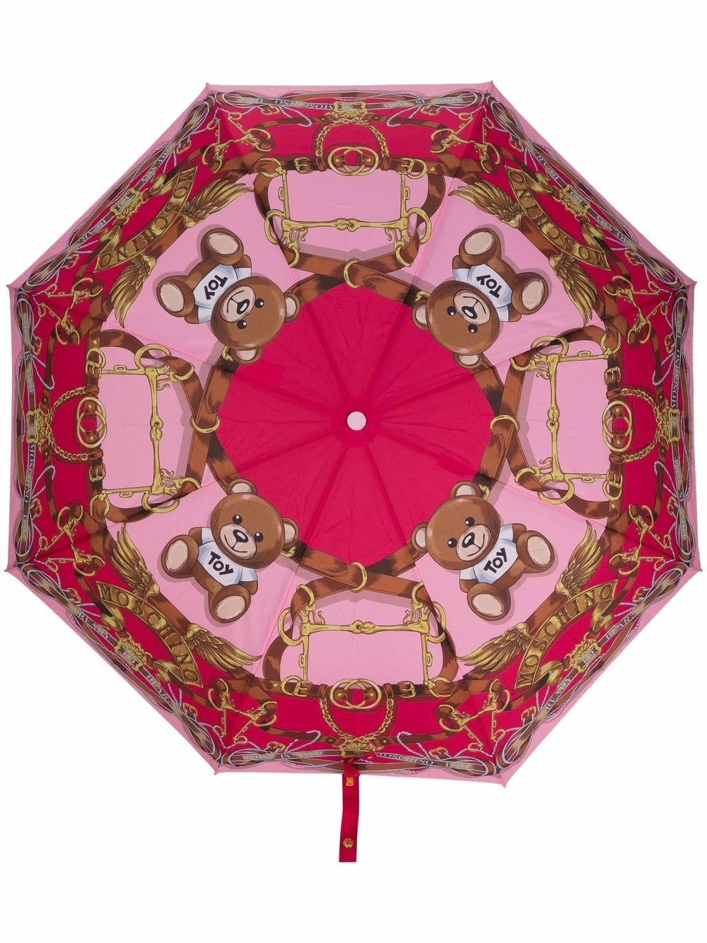 Cheap ๐ฅฐ Moschino Teddy bridle print umbrella ๐ฏ 3 Moschino Teddy bridle print umbrella