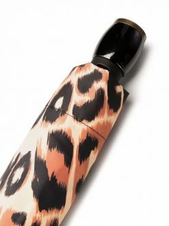 Moschino leopard print umbrella